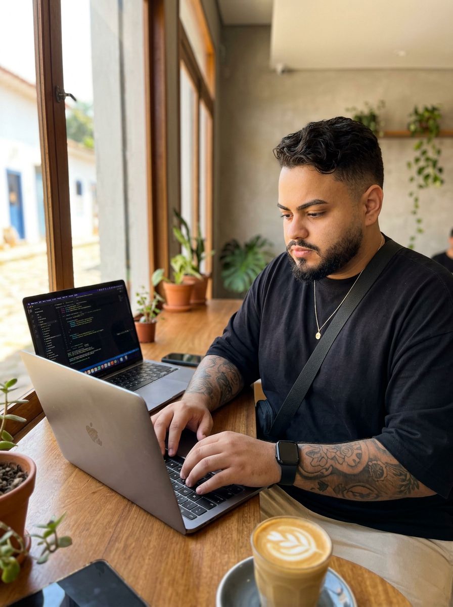 Leandro Ferreira, desenvolvedor e web designer